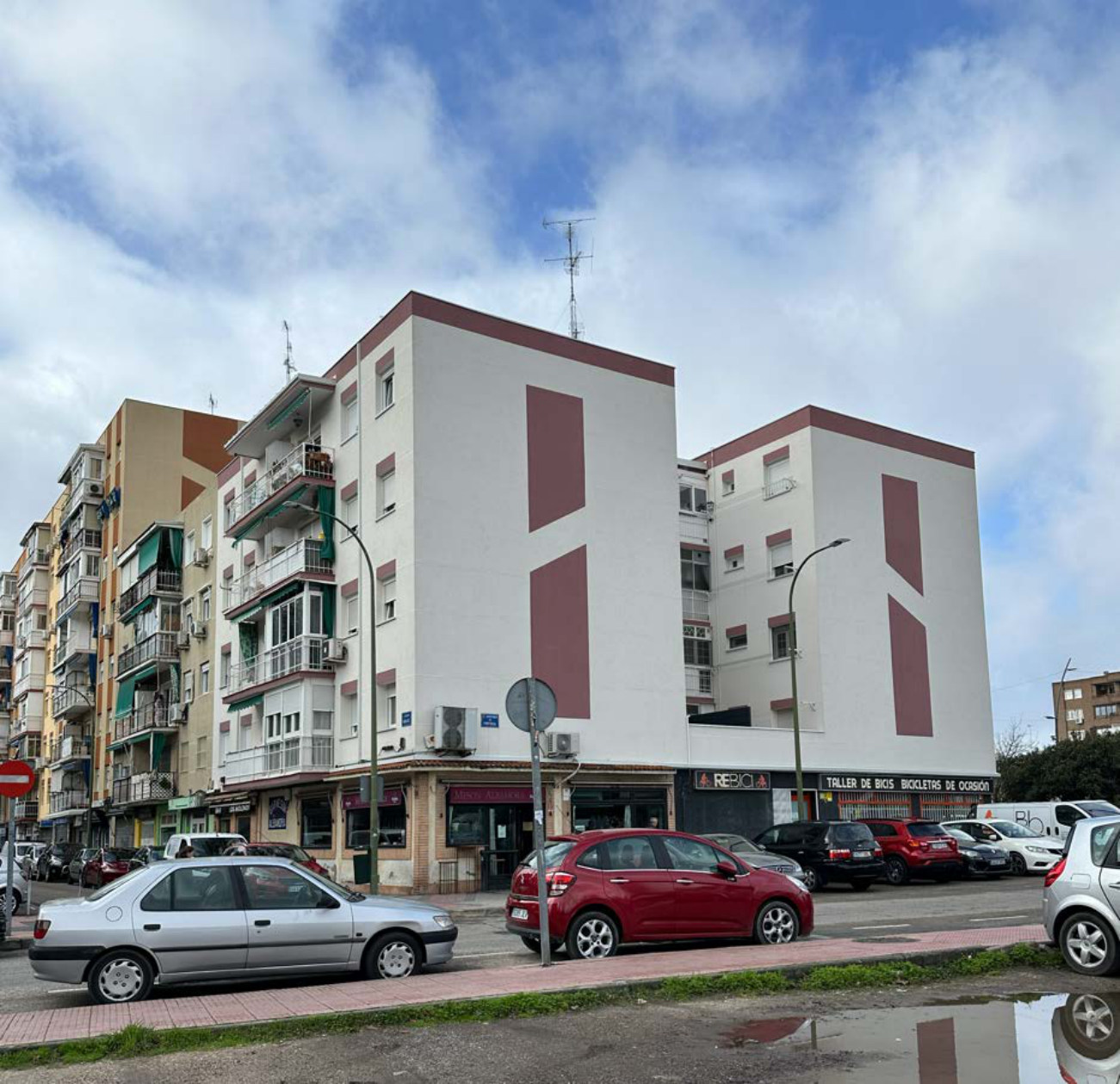 Avenida de Portugal 1, Móstoles: estado final de la fachada